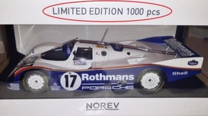 RARE "NOREV" 1/18 Porsche 962C - 1st 1987 LeMans 24-Hr Race L/E 1,000 w/Rothmans - Picture 1 of 7