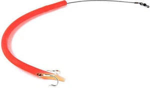 Sea Striker Standard Cuda Tube 12'' Fluorescent Red Rigged - Picture 1 of 1