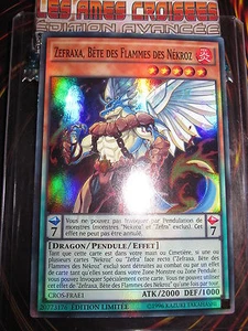 YU-GI-OH! SR ZEFRAXA BÊTE DES FLAMMES DES NEKROZ CROS-FRAE1 MINT NEUF LIMITEE - Picture 1 of 1