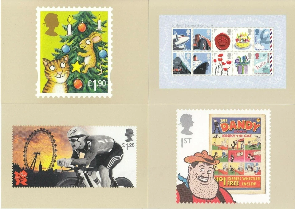 GB 2006 to  2012 PHQ Cards  opened Sets Mint  - Image 1 of 1