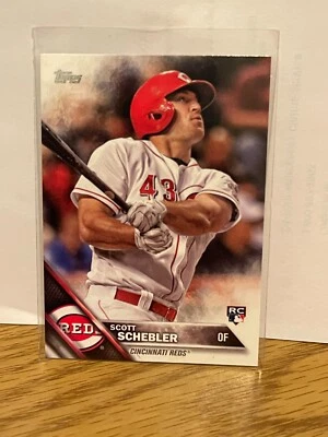 Scott Schebler 2016 Topps Update Rookie Card RC. Cincinnati Reds - Image 1 of 2