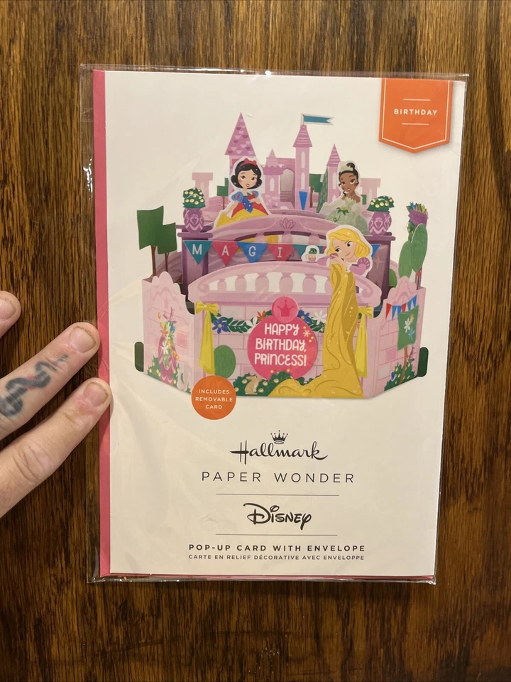 Hallmark Paper Wonder Pop Up Birthday Card for Girls (Disney Princess) - Image 1 of 2