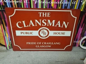 Retro Man Bar Pub Clansman STILL GAME Jack Victor Glasgow TV inspired Metal SIGN - Picture 1 of 1