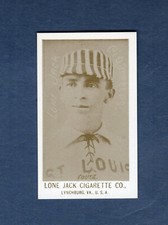 1887 Lone Jack N370 Reprint: DAVE FOUTZ, St. Louis Browns (Cardinals) A.A.