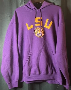 Gildan LSU Tiger lila Hoodie - LARGE - Bild 1 von 2