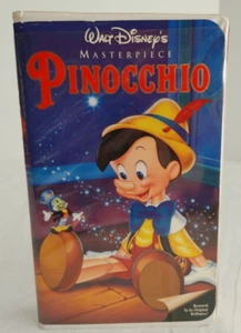 Vintage VHS Walt Disney's Pinocchio with Clamshell Case #20173 - Imagen 1 de 5