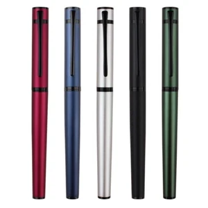 Hero H605C Metal Fountain Pen Iridium Fine 0.5mm F Nib Rotary Ink Absorber Pen - Imagen 1 de 20