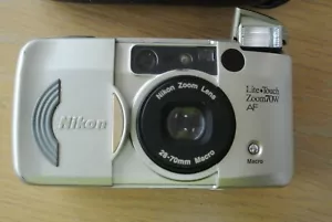 Nikon Lite Touch Zoom 70W AF 35mm Film Camera Macro Lens Battery Tested - Picture 1 of 9
