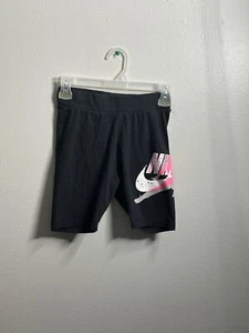 Air Jordan Girls Black Biker Shorts Size L - Picture 1 of 6