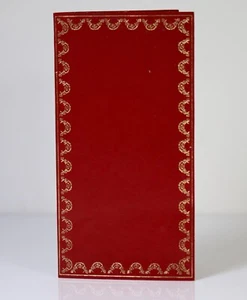 CARTIER Pote document de Garantie / warranty - 17x8.5 cm - Bild 1 von 3