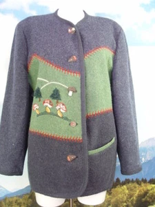 MEICO kaum getragen super fesche leichte Walkjacke Jacke Trachtenjacke Gr.40 - Bild 1 von 3