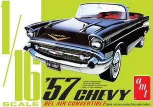 AMT 1159 1/16 1957 Chevy Bel Air Convertible Modelo Kit Nuevo en Caja - Imagen 1 de 5