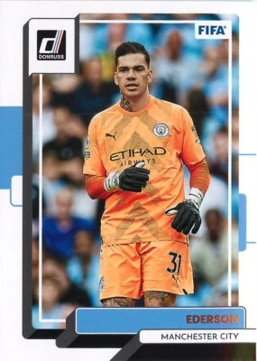Ederson 2022-23 Panini Donruss Soccer Base Card #159 Manchester City - Imagem 1 de 2