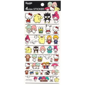 Sanrio 4 Size Schedule Planner Stickers / Sanrio Mix - Picture 1 of 3