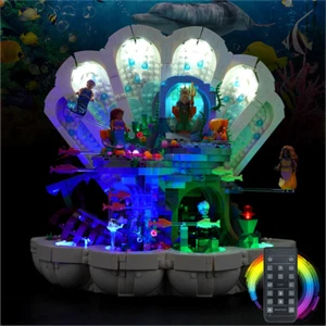 Kit de luces LED LocoLee para Lego 43225 Disney La Sirenita Almeja Real  - Imagen 1 de 14