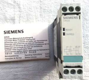 Siemens 3RN1010-1CB00 Thermistor Motor Protection Tripping Unit 24V AC/DC - Imagen 1 de 3