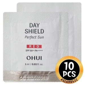 O HUI Day Shield Perfect Sun Red 1ml x 10pcs (10ml) SPF 50+ Sample Newest OHUI - Picture 1 of 10
