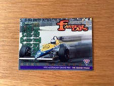  Futera 1995 Keke Rosberg Australian gran prix Fastest Lap