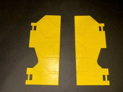 1984 Kenner DC Super Powers HALL Of JUSTICE Playset - 2 YELLOW DOOR LOT - Image 1 of 4