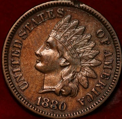 1880 Philadelphia Mint Indian Head Cent - Image 1 of 2