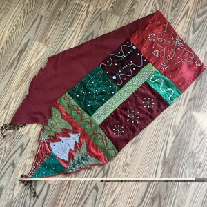 Pier 1 Navidad Caprichoso Corredor de Mesa Satinado Deslumbrado Invierno País de las Maravillas - Imagen 1 de 8