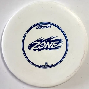Discraft Pro-D Zone PFN Puddle Top White OOP Disc Golf 167g Scaled Used - Picture 1 of 5