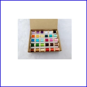 100% Natural Mulberry Silk Embroidery Thread - 30 Spools for Stunning Designs - Picture 1 of 11