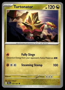 Turtonator 137/191 Pokemon SV08: Surging Sparks Non Holo - Picture 1 of 2