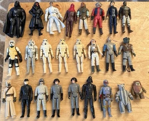 Vintage Kenner Star Wars Figures Lot Boba Fett, Storm Troopers & More 25 Total - Picture 1 of 15