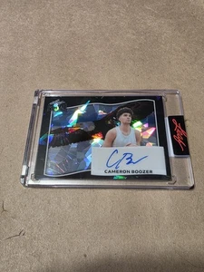 2025 LEAF INDEPENDENCE DAY CAMERON BOOZER American Eagle Cracked Ice 1/1 Auto - Picture 1 of 2