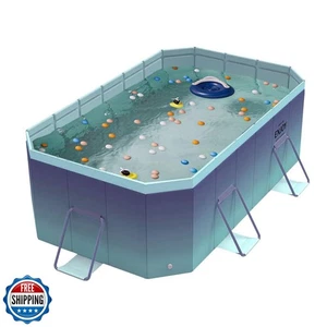 Beuway Faltpool nicht aufblasbarer Pool, stabil und sicher für Kinder und - Bild 1 von 5