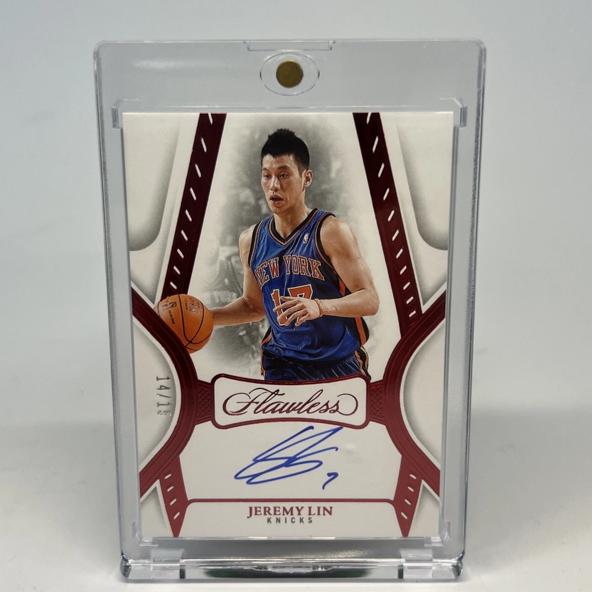 Jeremy Lin New York Knicks Basketball Autographed Sports Trading