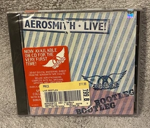 Live Bootleg by Aerosmith (CD, Aug-1993) **NEW and SEALED** Hype Sticker - Foto 1 di 3