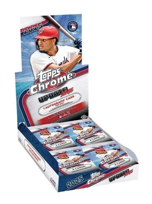 2025 Topps Chrome Baseball Update Series Hobby Box  Pack Confirmed OrderPre Sale - Image 1 of 4