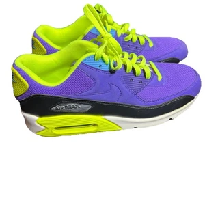 Nike Air Max 90 Shoes Essential Hyper Grape Dark Ash Volt Mens Size 10.5 Purple - Picture 1 of 9