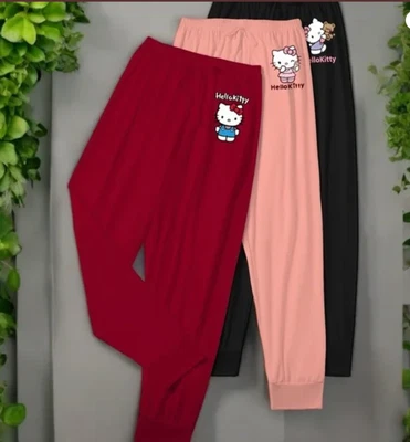 Hello Kitty Womens Capri Lounge Pants LG NEW - Image 1 of 4