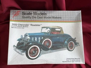 Scale Die Cast Model Makers 1932 Chevrolet Roadster 1:20 Scale Metal unopen Box - Picture 1 of 3