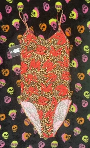 Ethika NWT Women's Pull-On blouse "The Bodysuit" Cheetah Print Size XS Size 0 - Picture 1 of 4