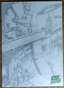 2015 Mars Attack's Occupation Concept Card 29 UNDER SEIGE. - Picture 1 of 3