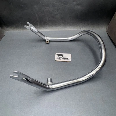 Barra de agarre trasera cromada original temprana Kawasaki 1973-78 Z1900 Z1 900 KZ 1000 OEM Foto 1 de 4