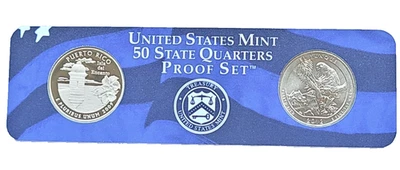 Puerto Rico Proof & El Yunque 2pc Quarter Set-Low "S" Mintage! - Image 1 of 2