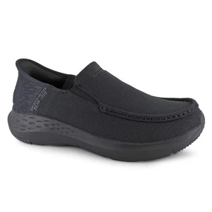 Skechers Slip-ins: Parson - Mocasines sin cordones negros Ralven para hombre talla 10 nuevos con caja - Imagen 1 de 14