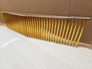 NEW 1998-2004 Cadillac Seville Low Profile Vertical Billet Grille GOLD INSERT - Picture 1 of 4