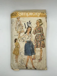Simplicity 1960 Sewing Pattern #9152 Dress Sash Size 14 Bust 36 Hip 38 Cut - Picture 1 of 2