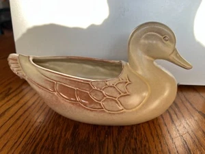 Frankoma Pottery Desert Duck Gold 208A Blumentopf - Bild 1 von 13