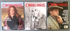 3~Cowboys & Indians Magazines, 2020, 2023, Dolly Parton, Ree Drummond, Leonardo - Foto 1 di 6