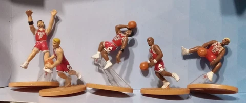 NBA Chicago Bulls All-Star MVPs Mini Action Figures Basketball Cover