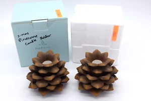 Portacandele conico conico in pino leggero Party - set di 2 - Foto 1 di 6