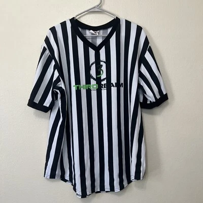 3rd Realm Extreme Air Sports Flight Crew Jersey | Black & White Stripes | (XL) - Image 1 of 4