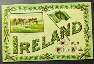 Irland Unser eigenes Heimatland St Patricks Day gedruckt geprägt - Bild 1 von 2
